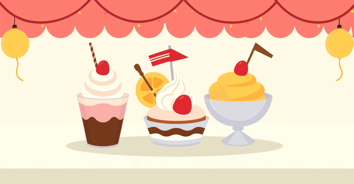 Desserts for Chinese Wedding Banquets